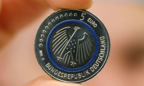 Бундесбанк Німеччини випустить монету вартістю в п'ять євро